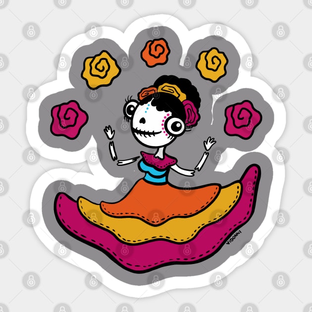 Fiesta Dancer Sticker by VivaVeedo